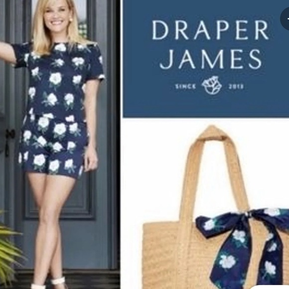 Draper James woven  Straw Bag - Picture 10 of 10